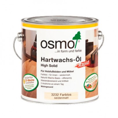 Масло с твердым воском с ускоренным временем высыхания «OSMO Hartwachs-Ol Rapid»