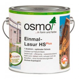 Однослойная лазурь на основе масел OSMO Einmal-Lasur HS Plus