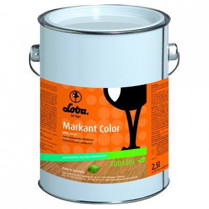Пропитывающее цветное масло на основе натурального воска и природных масел LOBASOL MarkantColor