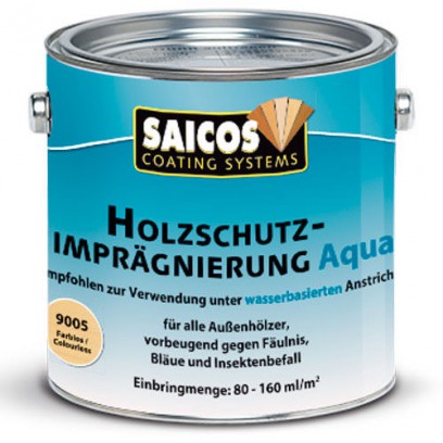 Пропитка-антисептик на водной основе для дерева SAICOS Holzschutz-Impragnierung Aqua