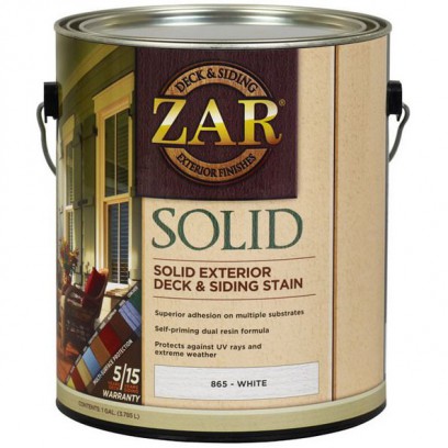 Фасадная краска для дерева для наружных работ ZAR Solid Color Deck & Siding Exterior Stain