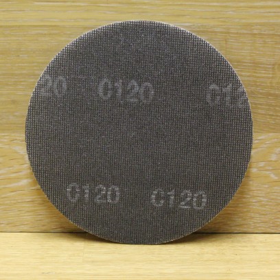 Абразивная шлифовальная cетка (самозацепка) диаметр=200мм SANDERS (Германия) Р120 (карбид кремния) 