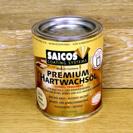 Масло с твёрдым воском Saicos Hartwachsol Premium 3305 (Германия) матовое 0.125л 