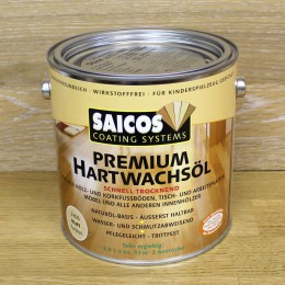 Масло с твёрдым воском Saicos Hartwachsol Premium 3305 (Германия) матовое 2.5л 