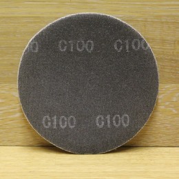 Абразивная шлифовальная cетка (самозацепка) диаметр=200мм SANDERS (Германия) Р100 (карбид кремния) 