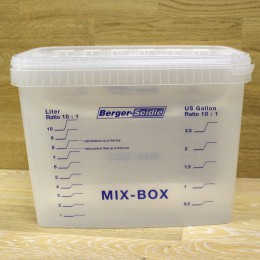 Пластиковый бокс для смешивания компонентов лака Berger MIX-BOX (Германия) 