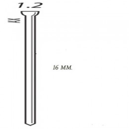 Шпилька для пневмопистолета SENCO AX10EAAP (США) длина=15 мм. (упак. 5000 шт.) 