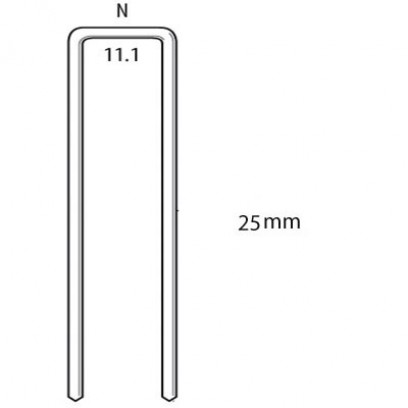 Скоба большого сечения для пневмопистолета SENCO N13BRB (США) длина=25 мм (стандарт, упак. 20000 шт.) 