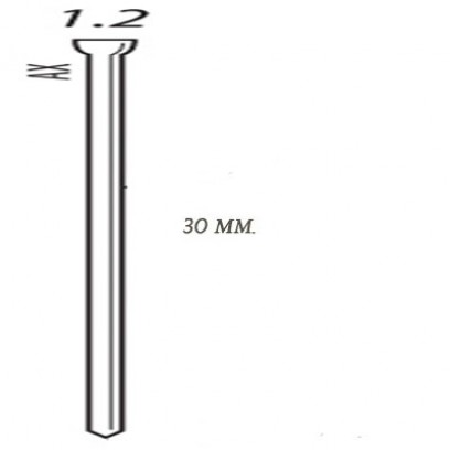 Шпилька для пневмопистолета SENCO AX15EAAP (США) длина=30 мм. (упак. 5000 шт.) 