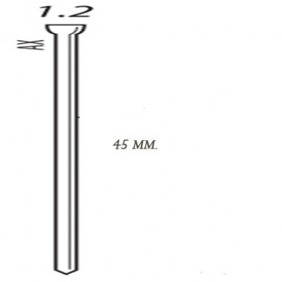Шпилька для пневмопистолета SENCO AX19EAAP (США) длина=45 мм. (упак. 5000 шт.) 