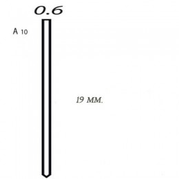 Микрошпилька для пневмопистолета SENCO А100759 (США) длина=19 мм (блистер - 2600 шт.) 