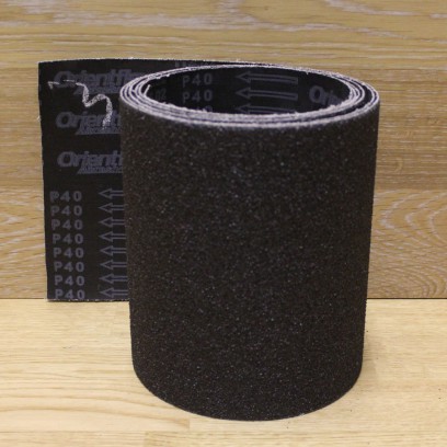 Рулонная шлифовальная шкурка на тканевой основе Orientflex Р40 (карбид кремния) рулон шириной 200мм 