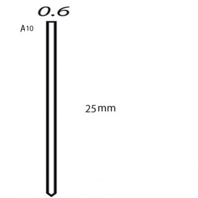 Микрошпилька для пневмопистолета SENCO А101009 (США) длина=25 мм (блистер - 2600 шт.) 